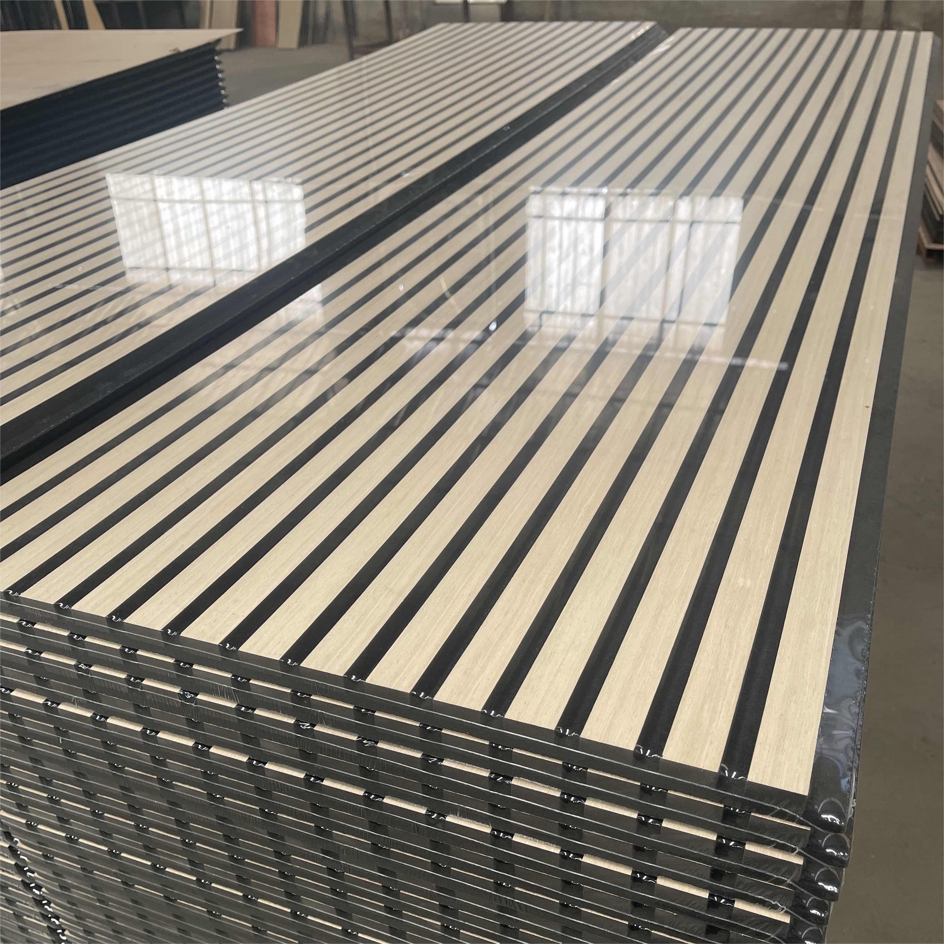 MDF Slatted Acoustic Panel