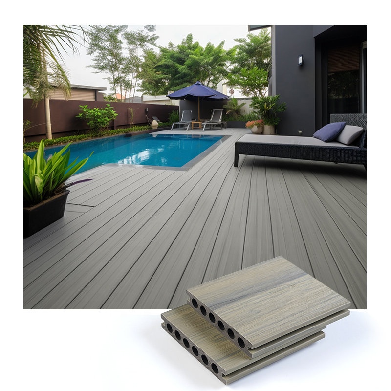 UV Resistant Waterproof decking for Pool Outdoor WPC Decking